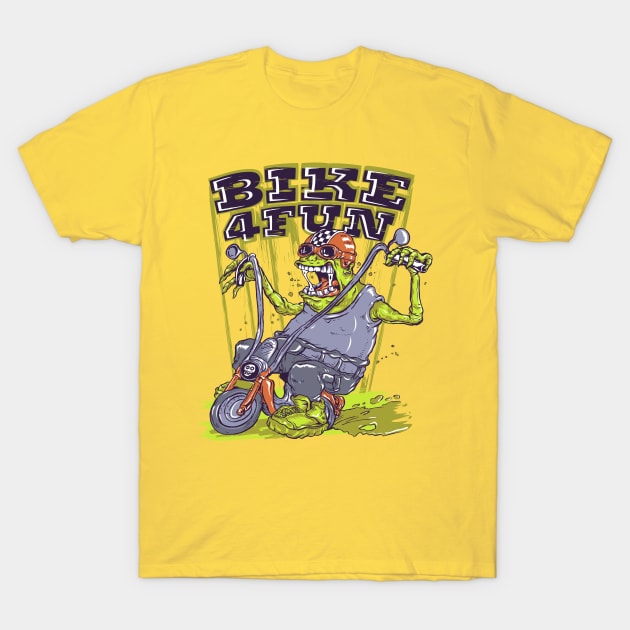 Bike For Fun T-Shirt by Carmentrotta